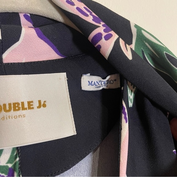 La DoubleJ Martha Dress Orchidee Nero in Sablé Satin MSRP $890 Small - Picture 9 of 10